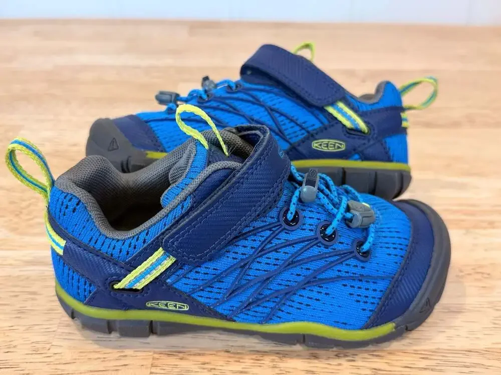 KEEN Kids Chandler CNX Hiking Sneaker, Blue ToddlerSiE 11